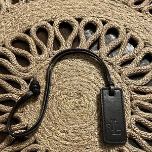 Ralph Lauren Brown Leather replacement Fob/Tag Purse
